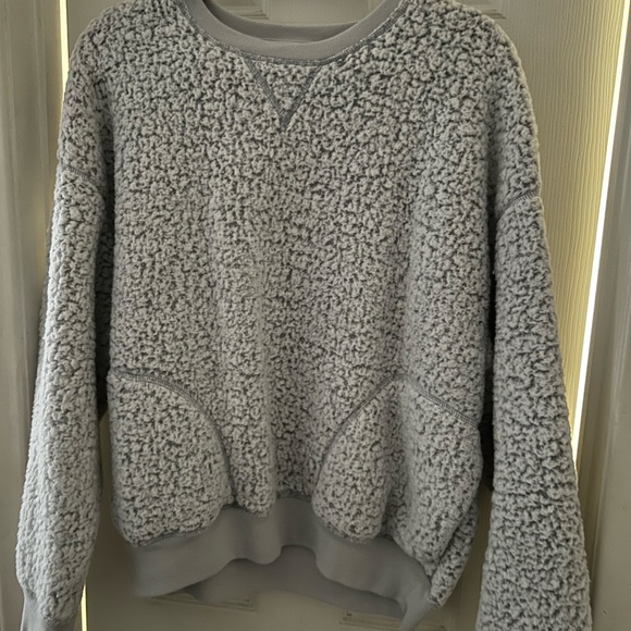 PINK Victoria's Secret Sherpa Crew Sweatshirt - Picture 3 of 5